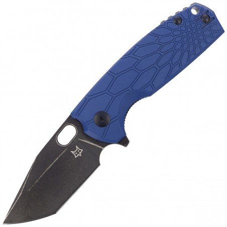 Nóż składany FOX Core Tanto Blue FRN, Black Top Shield N690Co by Jesper Voxnæs (FX-612 BLB)