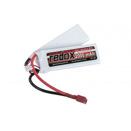 Akumulator Li-Po Redox 2000 mAh 7.4V 30C (1+1) Dean