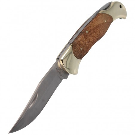 Nóż składany Herbertz CJH Burl Wood/Nickel Silver, Satin 420 (163112)