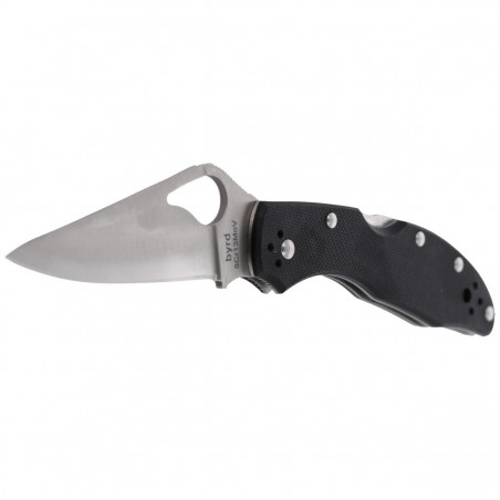 Nóż składany Spyderco Byrd Meadowlark 2 G-10 Black, Plain (BY04GP2)