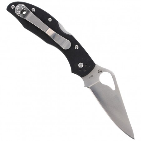 Nóż składany Spyderco Byrd Meadowlark 2 G-10 Black, Plain (BY04GP2)