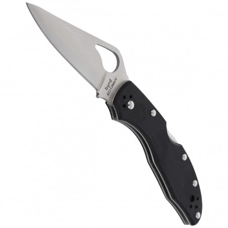 Nóż składany Spyderco Byrd Meadowlark 2 G-10 Black, Plain (BY04GP2)