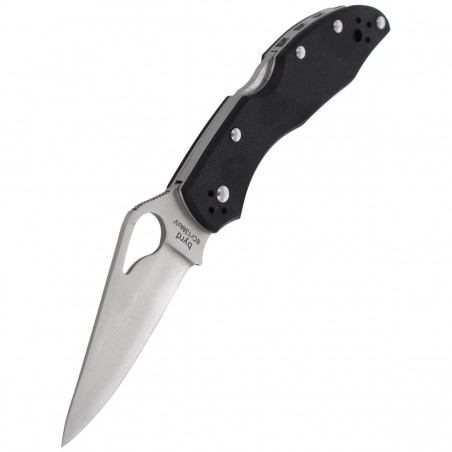 Nóż składany Spyderco Byrd Meadowlark 2 G-10 Black, Plain (BY04GP2)