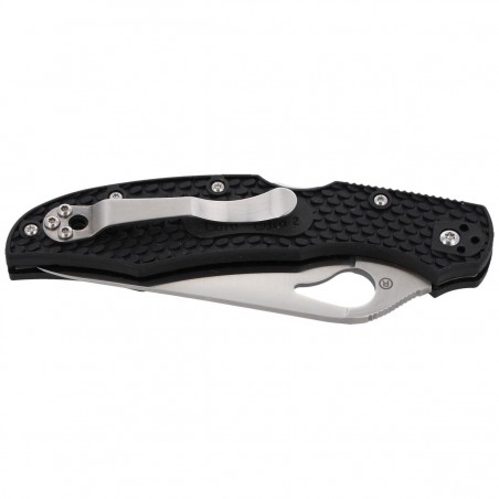 Nóż składany Spyderco Byrd Cara Cara 2 FRN Black, Combination (BY03PSBK2)