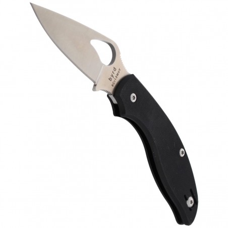 Nóż składany Spyderco Byrd Tern G-10 Black, Plain (BY23GP)