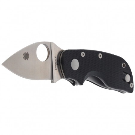 Nóż składany Spyderco Chicago G-10 Black Plain (C130GP)