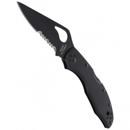 Nóż składany Spyderco Byrd Meadowlark 2 Stainless Black Blade, Combination (BY04BKPS2)