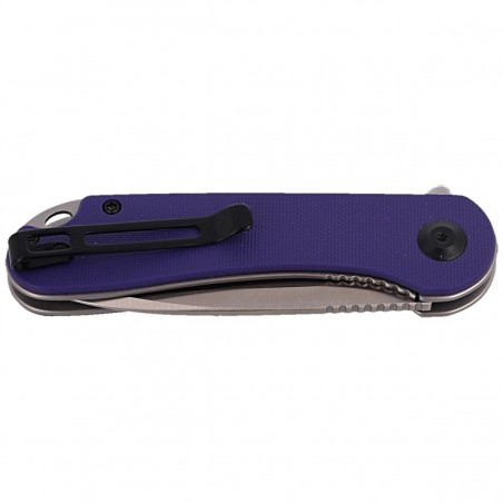 Nóż składany CIVIVI Elementum Flipper Purple G10, Satin Finish (C907V)