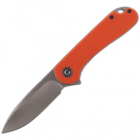 Nóż składany CIVIVI Elementum Flipper Orange G10, Satin Finish (C907R)