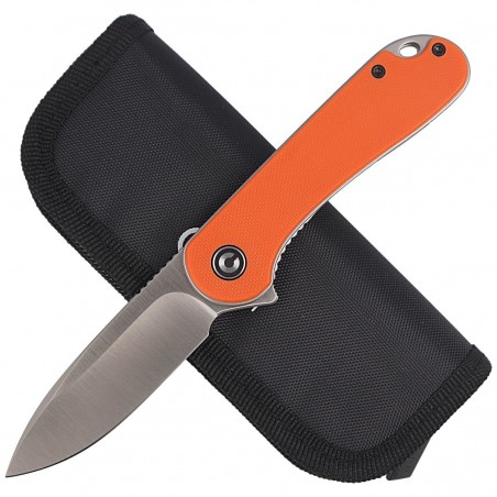 Nóż składany CIVIVI Elementum Flipper Orange G10, Satin Finish (C907R)