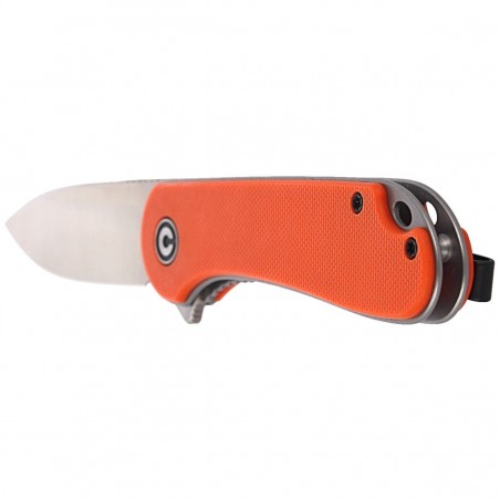 Nóż składany CIVIVI Elementum Flipper Orange G10, Satin Finish (C907R)