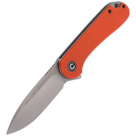 Nóż składany CIVIVI Elementum Flipper Orange G10, Satin Finish (C907R)