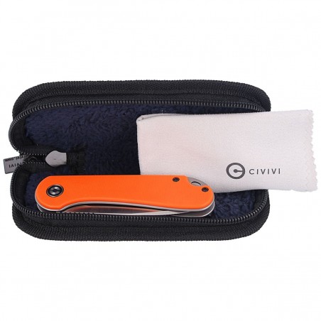 Nóż składany CIVIVI Elementum Flipper Orange G10, Satin Finish (C907R)