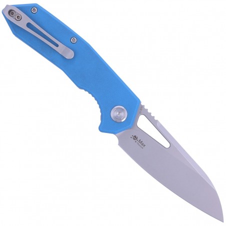 Nóż składany Kubey Knife New Vagrant Blue G10, Sandblast AUS-10 (KU291C)