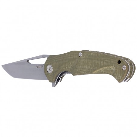 Nóż składany Kubey Dugu Green G10, Stonewashed D2 (KU210B-1)