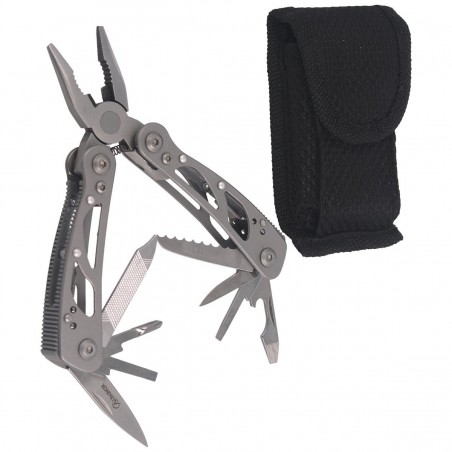 MultiTool Martinez Albainox Grey Stainless Steel 11 funkcji, Etui (33925)