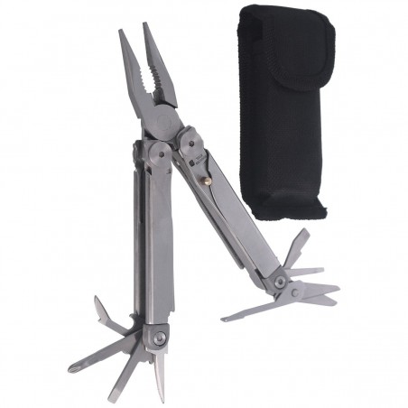 MultiTool Martinez Albainox Satin Aluminium 14 funkcji, Etui (33383)