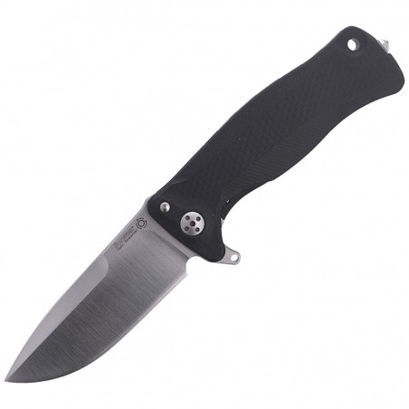 Nóż składany LionSteel SR11A Black Aluminum, Satin Sleipner by Molletta (SR11A BS)