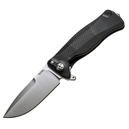 Nóż składany LionSteel SR11A Black Aluminum, Satin Sleipner by Molletta (SR11A BS)