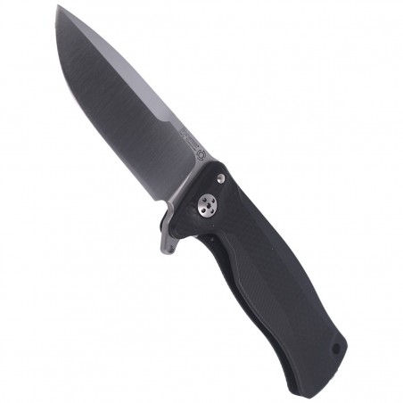 Nóż składany LionSteel SR11A Black Aluminum, Satin Sleipner by Molletta (SR11A BS)