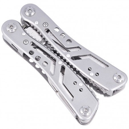 MultiTool Martinez Albainox Grey Aluminium, Inox 19 funkcji Etui (33926)