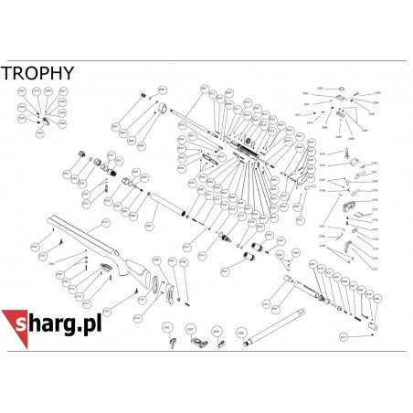 Lufa do wiatrówki Hatsan AT44, Gladius, Nova, Trophy (2607)