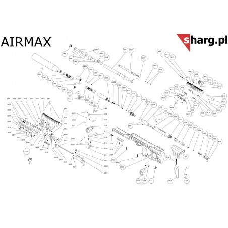 Lufa wiatrówka PCP Hatsan BT65, AT44 LONG, AT44-10QE, Airmax, Bullboss, Nova 4.5 mm