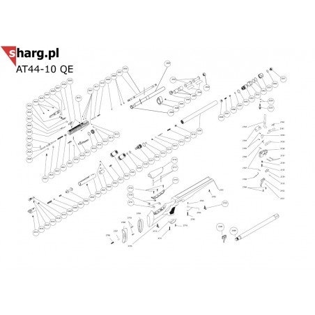 Lufa wiatrówka PCP Hatsan BT65, AT44 LONG, AT44-10QE, Airmax, Bullboss, Nova 4.5 mm