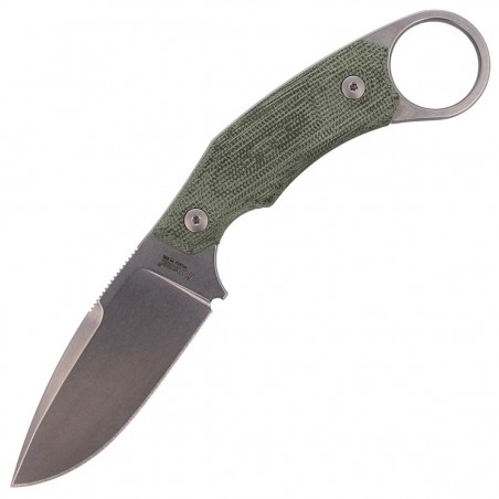 Nóż LionSteel H2 Karambit Canvas Green, Stonewashed M390 by Tommaso Rumici (H2 CVG)