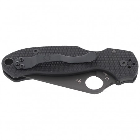 Nóż składany Spyderco Para 3 G-10 Black / Black Blade Plain (C223GPBK)