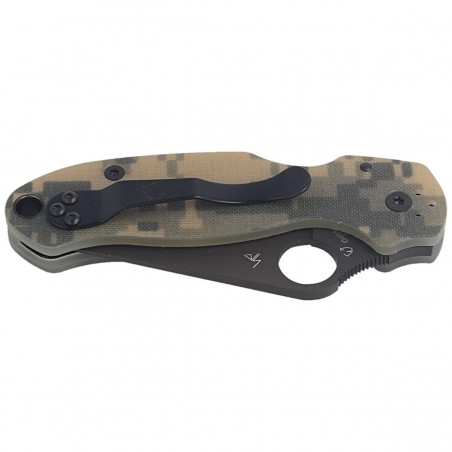 Nóż składany Spyderco Para 3 G-10 Digital Camo / Black Blade Plain (C223GPCMOBK)