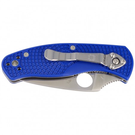 Nóż składany Spyderco Persistence Lightweight Blue FRN, Satin CPM S35VN (C136PBL)