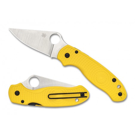 Nóż składany Spyderco Para 3 Salt Yellow FRN, Satin MagnaCut by Eric Glesser (C223PYL)