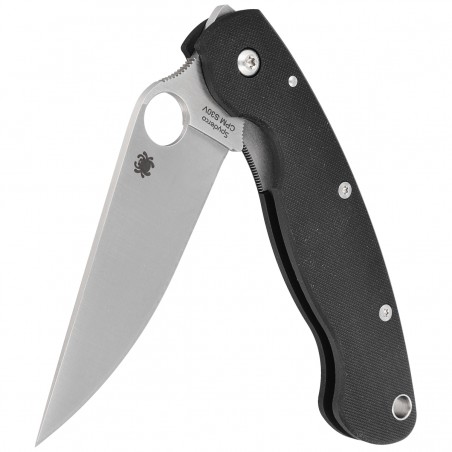 Nóż składany Spyderco Military Model G-10 Black Plain (C36GPE)