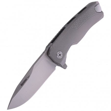 Nóż składany LionSteel ROK Grey Titanium, Satin M390 by Molletta (ROK G)