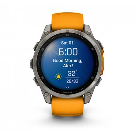 Garmin Fenix 8 Sapphire z funkcją monitorowania jakości snu