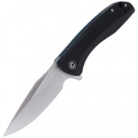 Nóż składany CIVIVI Baklash Black G10, Satin Finish (C801C)