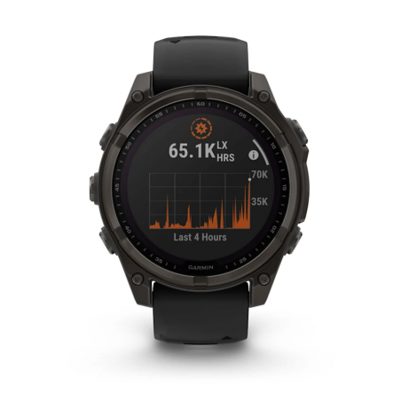 Zegarek Garmin Fenix 8 z regulowaną latarką LED