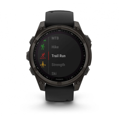 Garmin Fenix 8 z mapami TopoActive i konturami terenu