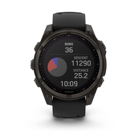 Zegarek Garmin Fenix 8 Solar z tytanową obudową