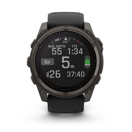 Smartwatch Garmin Fenix 8 z monitorowaniem stresu