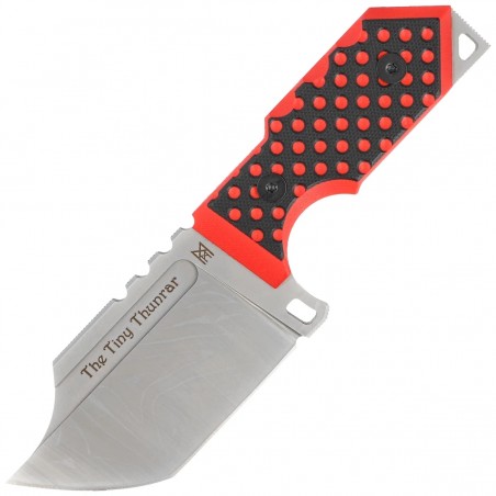 Nóż Midgards Messer Tiny Thunrar Black/Red G10, Satin 14C28N by Ralph and Tina Zlobinsky (MM019)