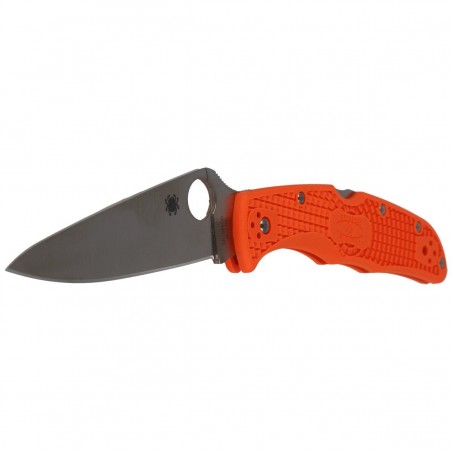 Nóż Spyderco Endura 4 FRN Orange Flat Ground Plain (C10FPOR)