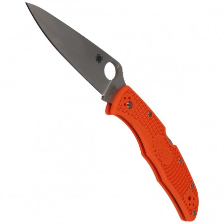 Nóż Spyderco Endura 4 FRN Orange Flat Ground Plain (C10FPOR)