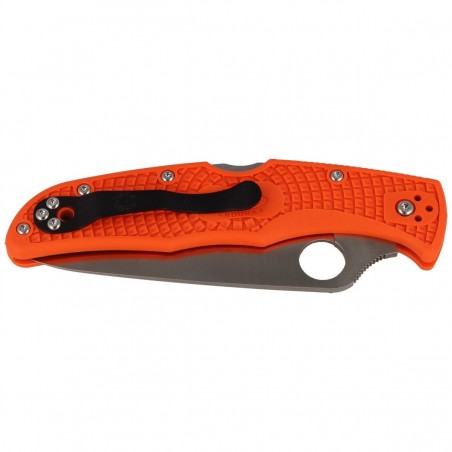 Nóż Spyderco Endura 4 FRN Orange Flat Ground Plain (C10FPOR)