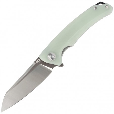 Nóż składany Bestech Texel Transparent G10, Grey Titanized / Satin D2 (BG21B-2)