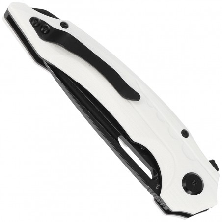 Nóż składany Bestech Ornetta White G10, Black Stonewashed D2 by Kombou (BG50E)