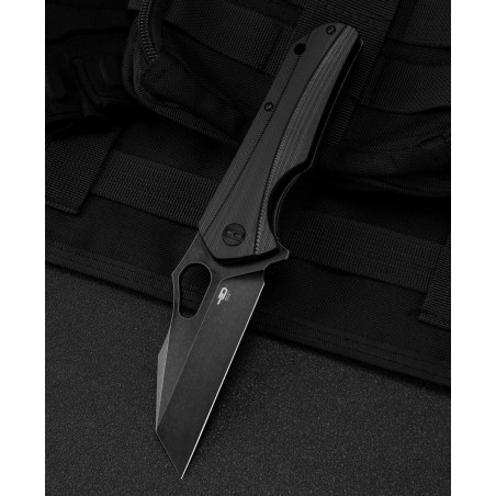 Nóż składany Bestech Operator Black G10, Black Stonewashed D2 (BG36B)