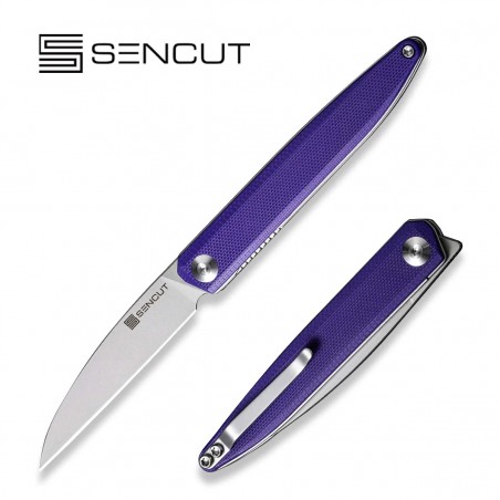 Nóż składany Sencut Jubil Purple G10, Stonewashed D2 (S20029-1)