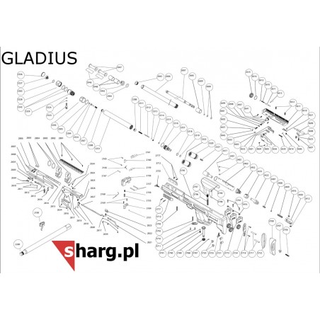 Lufa do wiatrówki Hatsan AT44, Gladius, Nova, Trophy (2607)